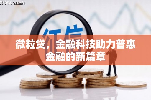 万载微粒贷，金融科技助力普惠金融的新篇章