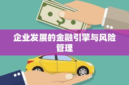 广水企业发展的金融引擎与风险管理