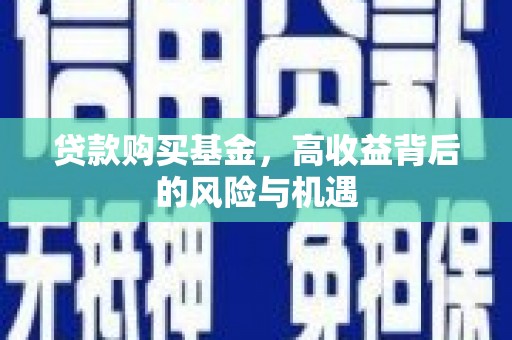 嘉禾贷款购买基金，高收益背后的风险与机遇