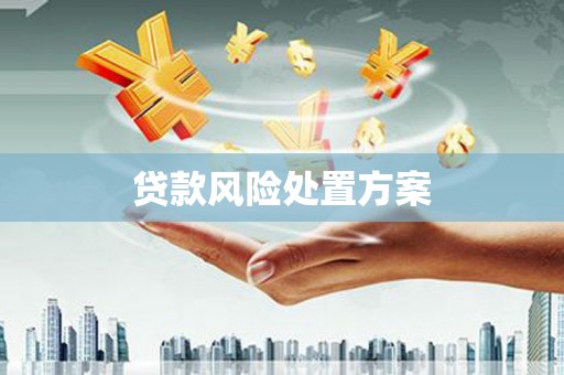 松滋贷款风险处置方案
