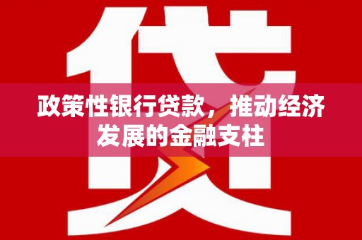 武川政策性银行贷款，推动经济发展的金融支柱