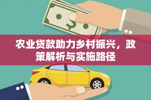 山上农业贷款助力乡村振兴，政策解析与实施路径