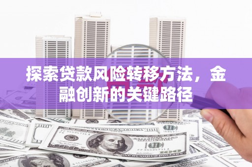 成县探索贷款风险转移方法，金融创新的关键路径