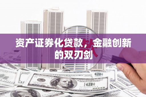 掇刀资产证券化贷款，金融创新的双刃剑
