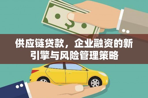 壮围供应链贷款，企业融资的新引擎与风险管理策略