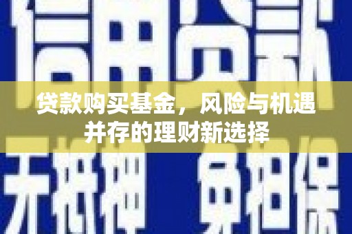 卢龙贷款购买基金，风险与机遇并存的理财新选择