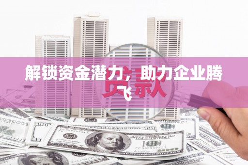 贞丰解锁资金潜力，助力企业腾飞